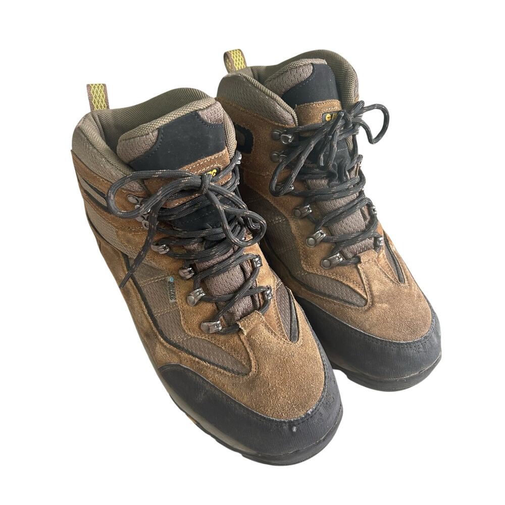 Hi-Tec Men's Skamania Mid Brown Suede Waterproof Hiking Boots Size 12M